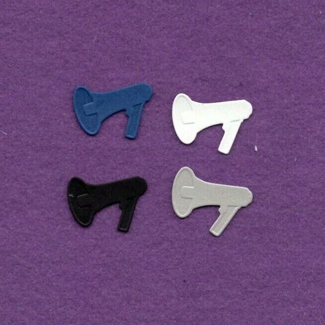 POLICE # 3 BUFFHORN die cuts scrapbook cards