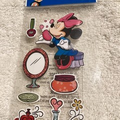 Disney Dimensional Sticker Scrapbook Minnie Mouse Daisy Makeup EK Success