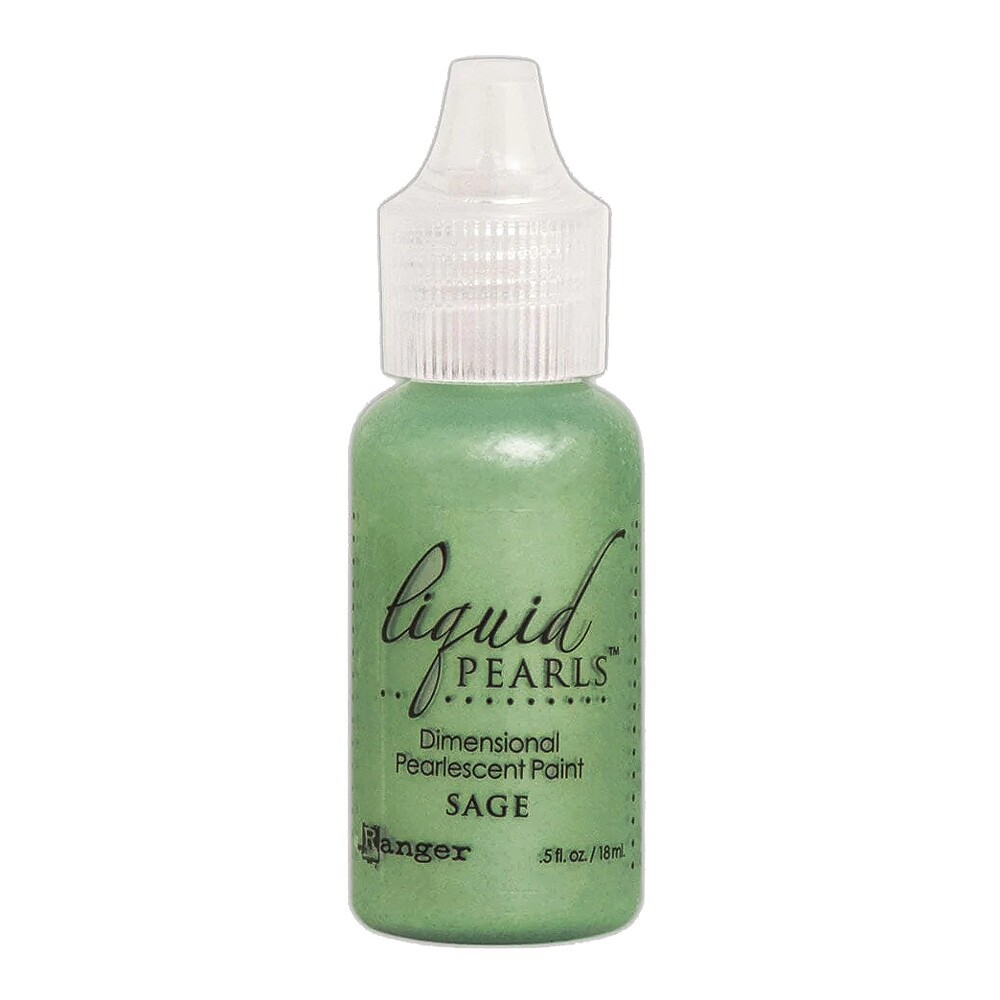Ranger, Liquid Pearls, Pearlescent Paint, Add Dimension, Sage, Light Green Paint