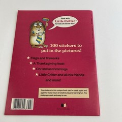Vintage Sticker Book 80s Mercer Mayer Little Critters Holiday Fun 1984 Unused