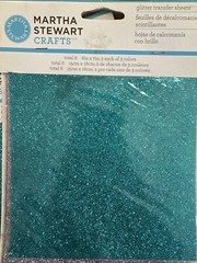 4 – Martha Stewart Foil/Glitter Transfer Sheets Red/Green Colors – NEW!