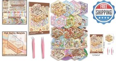 Customizable 3D Sticker Scene Book – 20 Sets for Creative Play and Therapy
