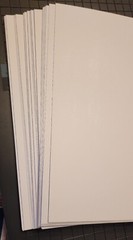 35 – 8″x10″ White Cardboard 200gsm Thick Paper Cardboard Sheets – 35 Count Pkg