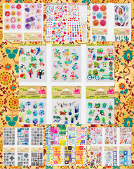 1199+ Lot of Scrapbooking Stickers Assorted Brands Mixed Themed Card Making DIY