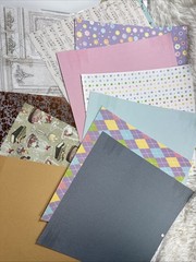 Destash Scrapbooking Junk Journal Lot Paper Stamps Stickers Mixed Media Crafts +