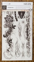 Lot Of 2 Vintage Basic Grey Wholly Cow Rub-Ons Transfers -Fudge & Toffee Bel-995