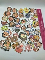 CARTOON GLASS~ Stickers Pack~50 PC for Skateboard~Laptop~Phone~Scrapbook