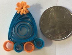 PARTY HATS Quillettes Quilling Stickers(2pc)Jolee’s•Birthday•Clown •Handmade•