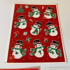 Vintage Hallmark & AGC Christmas Stickers
