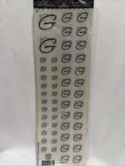 Bellisimo Personalized Monogram Stickers “G” Showers Wedding Marriage Party