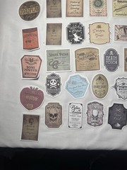 Victorian Trading 50 Gothic Apothecary Potion Labels Planner Journal Stickers