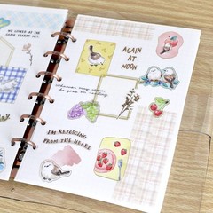 With Animals Sticker Long-tailed Tit Shimaenaga – MIND WAVE Stickers for Journal