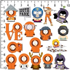 SOUTH PARK KENNY DIE CUT VINYL 50 CT STICKER PACK