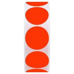 1 In Round Blank Black Shooting Target Pasters 1000 Adhesive Dots Roll