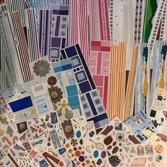 Scrapbooking Sticker Lot Stickers Creative Memories 107 Sheets Mrs. Grossman’s
