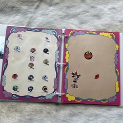 vintage Trend 80s Stinky sticker collector Album Binder Book 1983 & pages