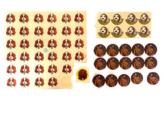 Vintage 1970’s School Classroom BUTTON STICKERS (Lot)