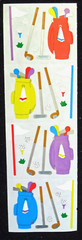 Mrs Grossman Vintage 2×6″ Sticker Sheet Assortment *Your Choice* .