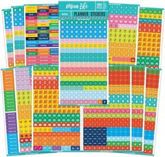 Comprehensive Planner Sticker Set: 1900+ Icons for Active Family Schedules