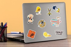LOONEY TUNES VARIETY DIE CUT VINYL 50 CT STICKER PACK