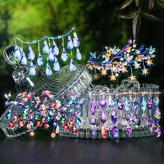 Neon String Lights PET Stickers Decorative Glitter Collage Journals Papercarft