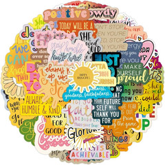 100 Pcs Motivational Sticker, Inspirational Words Stickers for Students Teacher