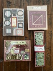 Portafolia Gifted Memories Family Themed Scrapbooking Embellishments lot of 4