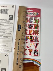 Sandylion Kromekote Animal Alphabet Letters Stickers New Sealed VTG Noah’s Arc