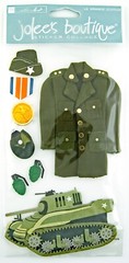 Jolee’s Boutique Sticker Collage Le Grande Edition Army Set EK Success