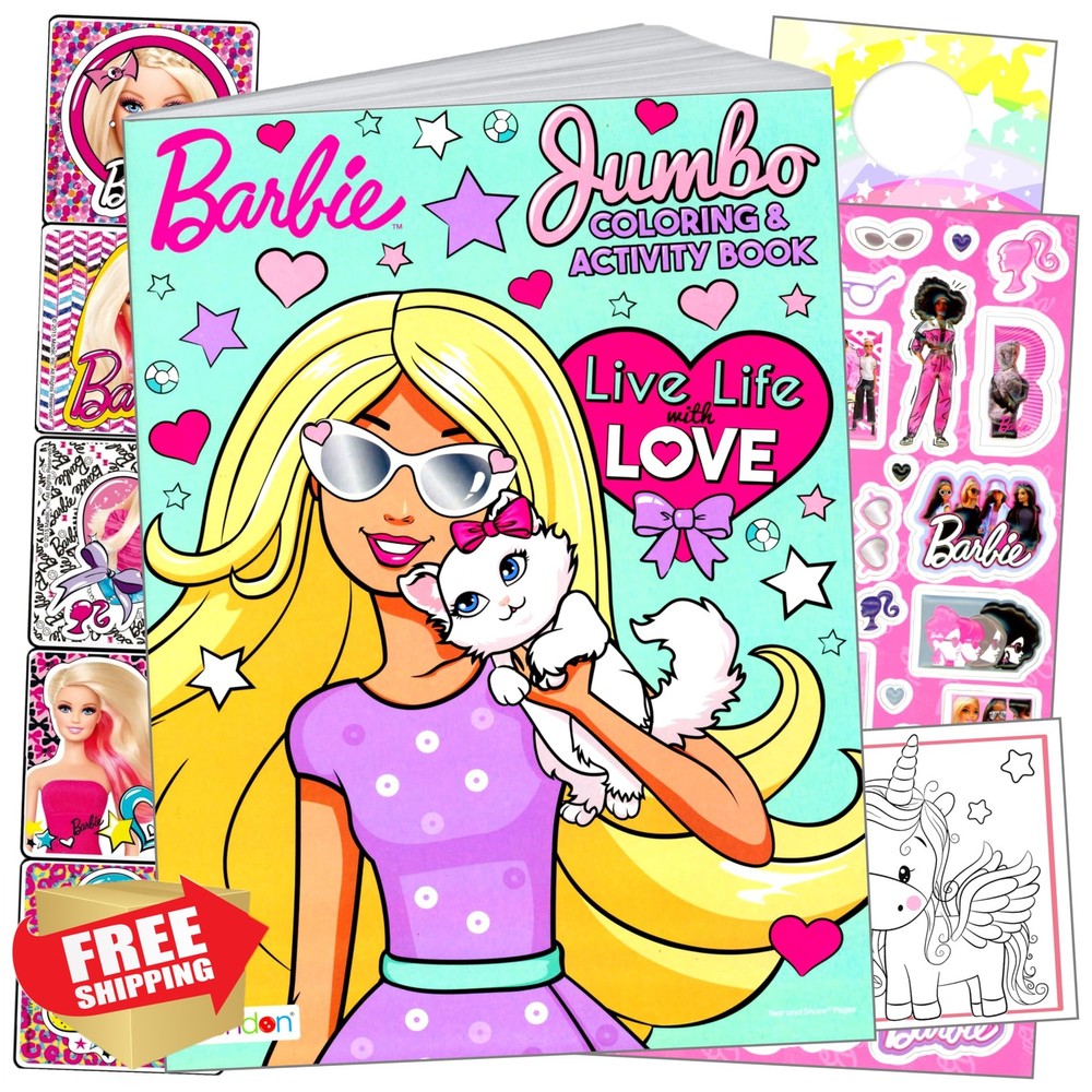 Bendon Barbie Sticker Activity Pink