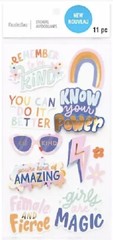 Recollections GIRL POWER MAGIC GIRLY FRIENDS BFF Fierce Female Scrapbook Sticker