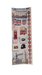 Themed Scrapbook Stickers Sheet Lot City Vacation Outdoor Travel Paper Cardstock