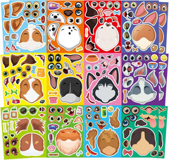 24 Ocean Animal Stickers for Kids – Make a Face & DIY Sea Creature Crafts