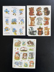 1970s-1980s FULL Sticker Sheets Animals
