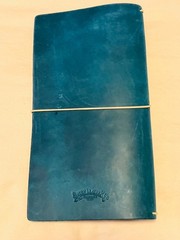 *Brand New* Galen Leather Standard Traveler’s Notebook – Ocean Blue Color – TN