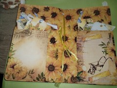 Sunflower Junk Journal USA Seller Gift