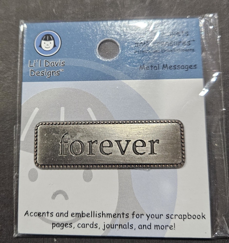 Li’l Davis Designs Metal Messages – «forever»