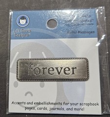 Li’l Davis Designs Metal Messages – «forever»