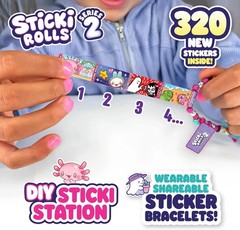 STICKI Rolls Sticki Station – the Original Wearable Shareable Sticker Jewelry Ki