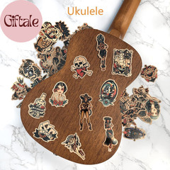 Vintage Stickers, Retro Girl Sailor Sticker Pack 100Pcs Waterproof Vinyl Decals