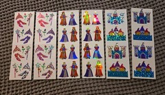 Vintage Mrs. Grossman’s KING QUEEN CASTLE PRINCESS Sticker Sheet Lot ROYAL