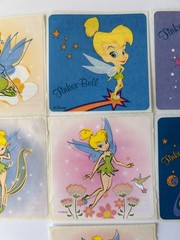 7 Disney Fairy Tinker Bell 2.5 x 2.5 Stickers – Rare from early 2000’s
