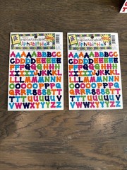 7 Alphabitties Repositionable Acid Free Alphabet Numbers Punctuation Stickers
