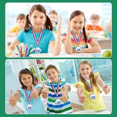 Paw Awards Student Of The Month Gold Medals Metal Trophy Prize 2 Inch 20 PCS