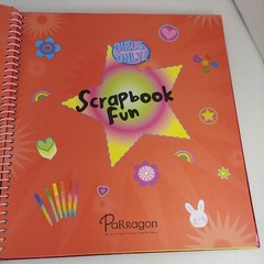 Girls Only! Scrapbook Fun Starter Scrapbook with Pen & 170 Stickers