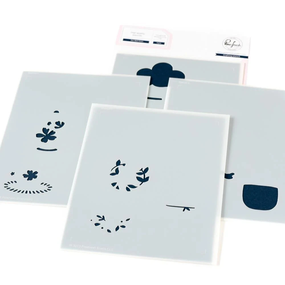 PINK FRESH – HIGH QUALITY STENCILS – GET WELL SOON