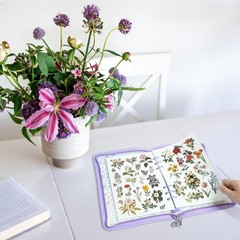 Sticker Storage Organizer – Stylish A5 Binder with 70 Pocket Design in Purple
