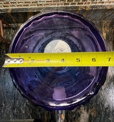 Place & Time Tiki Mask Drink Dispenser Luau 202.88 oz/1.6 gal Blue/Purple Glass
