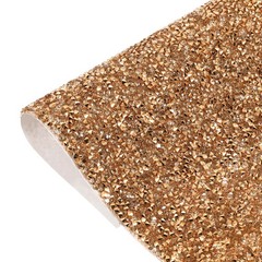 Rhinestone Sheets, Rhinestone Sticker 15.7″x9.4″ Self Adhesive(Rose Gold)