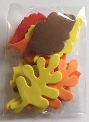 FALL FOAM LEAVES(12pc)Autumn Thanksgiving•Maple•Tree•Brown•Red •Orange•Yellow•••